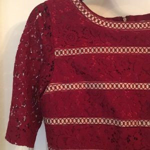 Antonio Melani Ella dress. Ruby Red. Size 6.